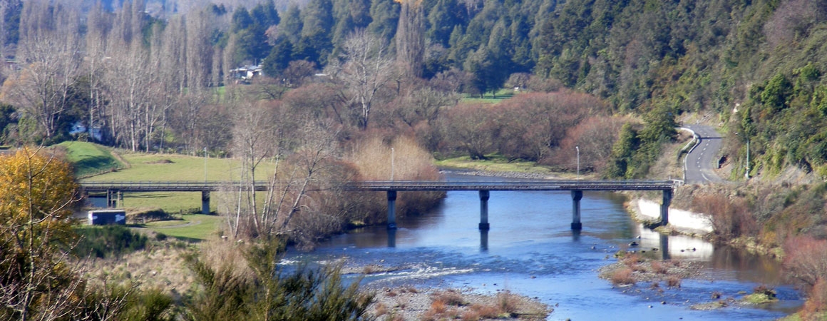 beatiful views of Ongarue and Whanganui rivers