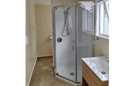 shower in unit five